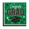 Congrats Grad Party Paper Luncheon Napkins 6.5 Inch Bulk 50 Count