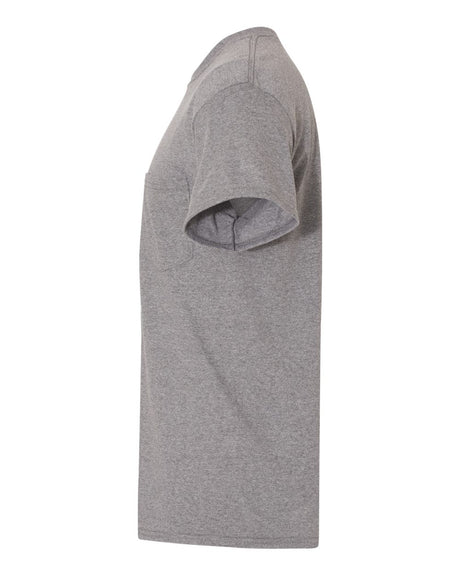 Gildan Heavy Cotton Crewneck Short Sleeve Pocket T-Shirt – Unisex Cotton Tee