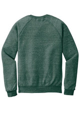 JERZEES® Snow Heather French Terry Raglan Crew