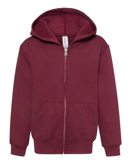 JERZEES® NuBlend Youth Full-Zip Hooded Sweatshirt