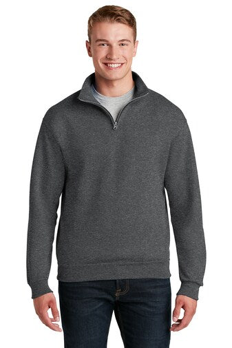 Jerzees® NuBlend 1/4-Zip Cadet Long Sleeve Collar Sweatshirt