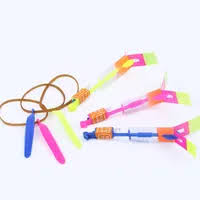 Light Up Slingshot Helicopters