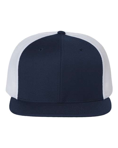 Richardson® Wool Blend Flat Bill Trucker Cap
