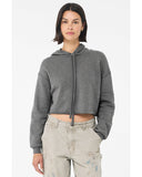 Bella + Canvas® Women's Crop Fleece Hoodie Sweatshirt