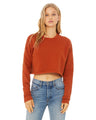 Bella + Canvas® Ladies Cropped Fleece Crew