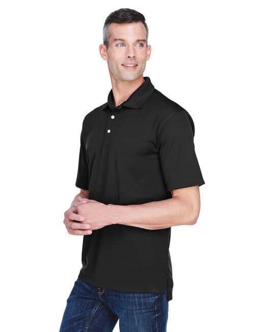 UltraClub® Men's Cool & Dry Stain-Release Performance Polo
