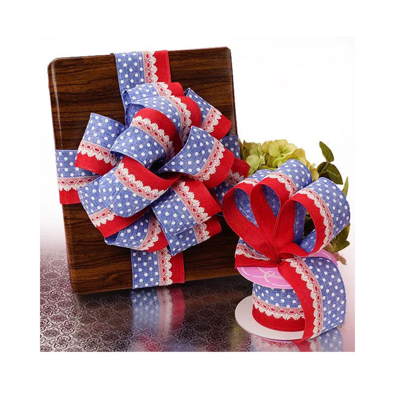 Multi Patriotic Ribbon 2.5" x 10 Yards