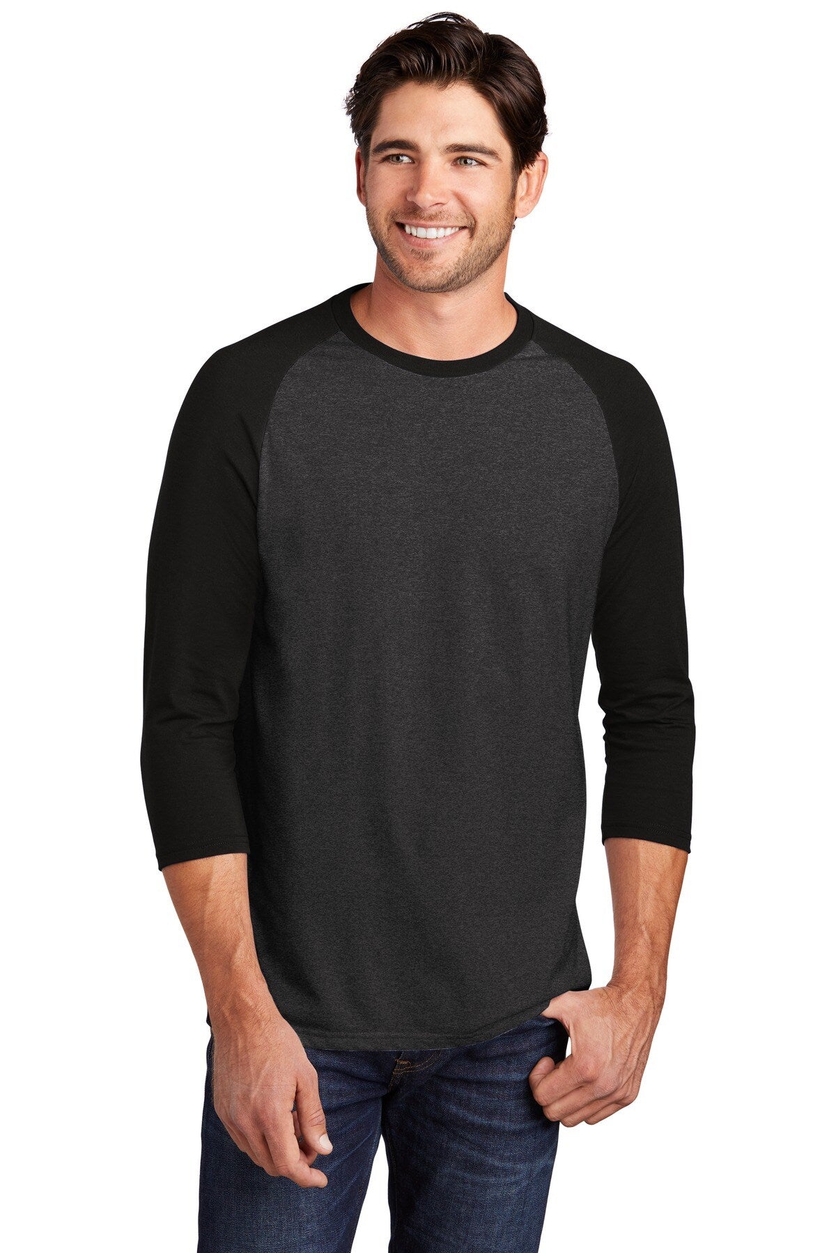 District® Perfect Tri 3/4-Sleeve Raglan
