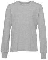 Bella + Canvas® Youth Heather CVC Crewneck Long Sleeve T-Shirt