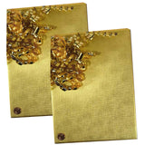 Gold Texture Embossed Metallic Wrapping Paper 30" x 417" Roll