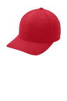 Port Authority® Flexfit® Cotton Twill Cap Structured Mid Profile Stretch Fit Silver Underbill