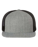 Richardson® Wool Blend Flat Bill Trucker Cap