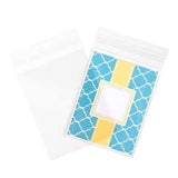 1.2 Mil Poly Bags for Self-Sealing with Tape 11'' x 14''