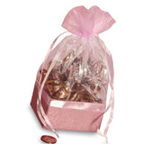 Box On The Bottom Organza Bags 2 1/2'' x 2 7/8'' x 6 1/2'' Wrap