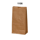 Kraft Retail Bags 6'' x 3 5/8'' x 11''