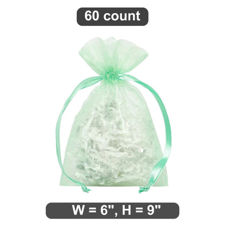 Mini Organza Pouch 6” x 9” for Small Present Packaging