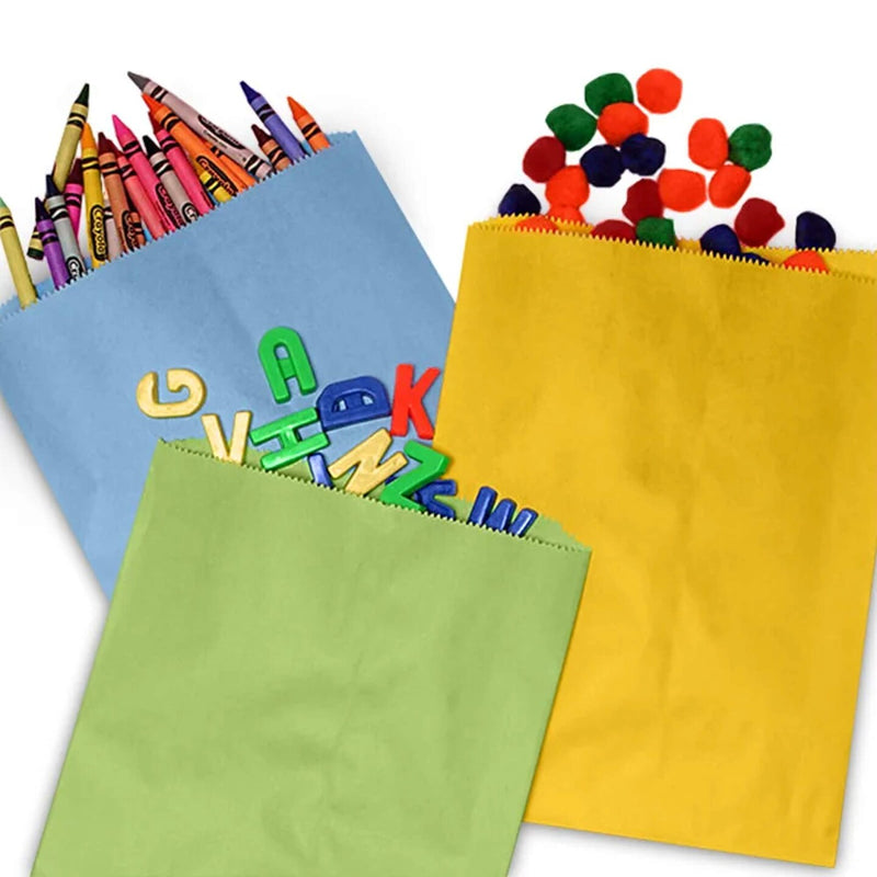 Colored Paper Merchandise Bags 12" x 15"