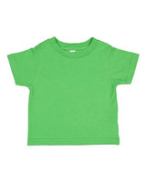 RADYAN® Toddler Cotton Jersey Crew Neck Short Sleeve Tee - 3301T