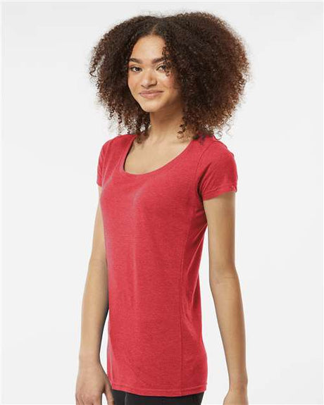Tultex® Women's Poly Rich Scoop Neck Short Sleeve Tee