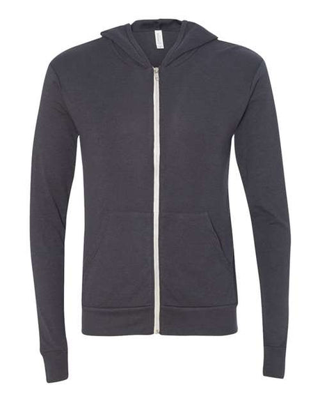 BELLA + CANVAS® Triblend Lightweight Full Zip Hooded