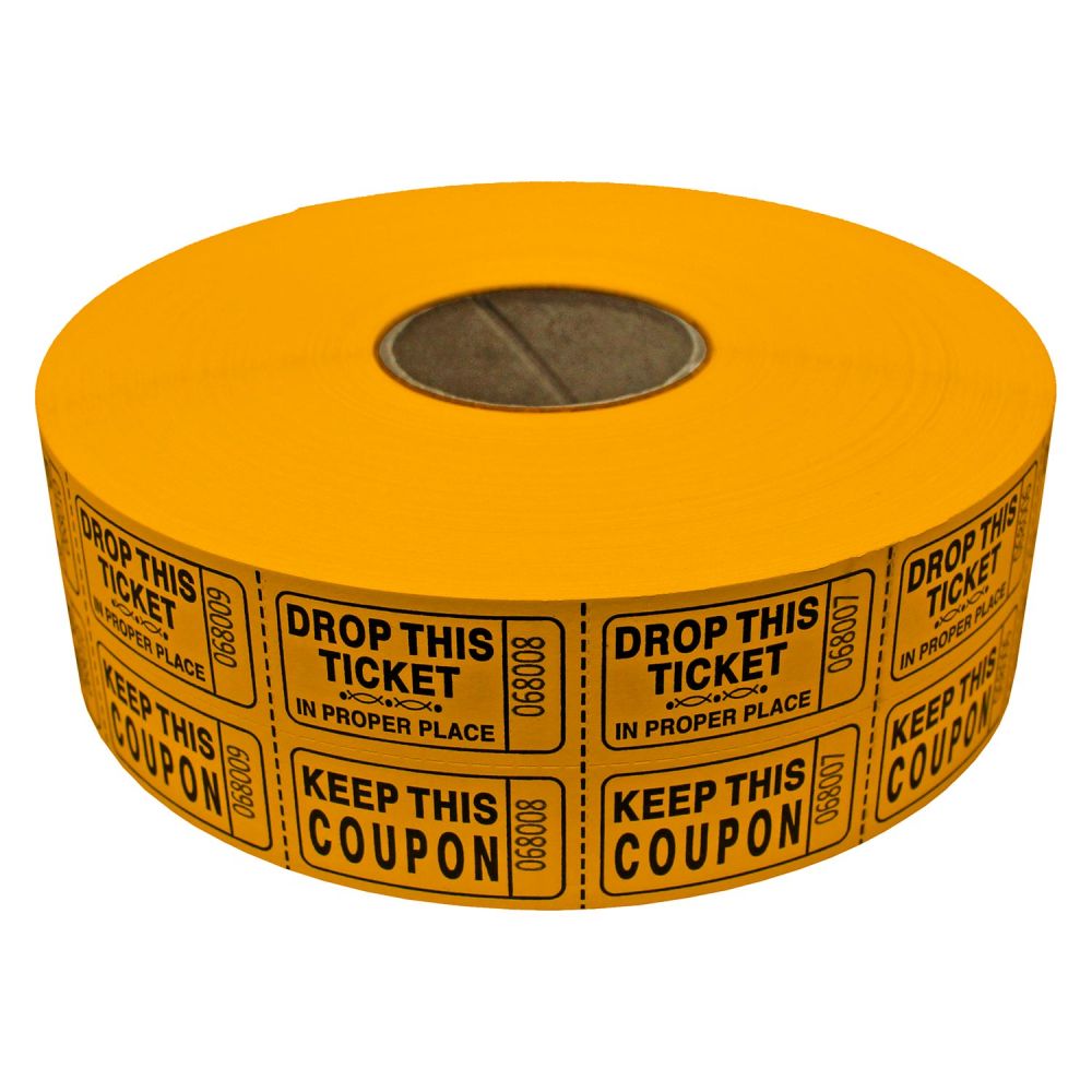 Double Roll Coupon Tickets Multi-colors | Special offers your shopping experience