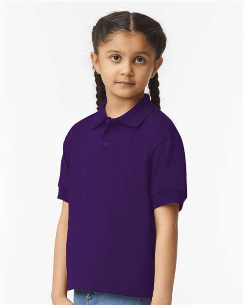 Gildan® DryBlend Youth Short Sleeve Jersey Polo