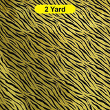Zebra Flocking Taffeta Flocking Velvet Zebra Fabric 60" Wide