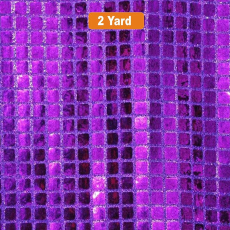 Square Sequins Fabric Quad Sequins Fabric 45" Wide Multiple Colors