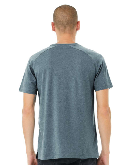 BELLA+CANVAS Heather CVC Raglan Tee