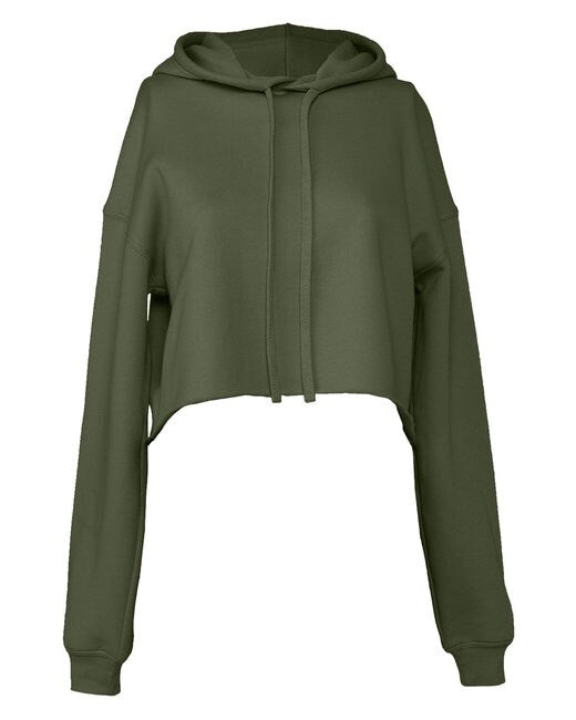 BELLA+CANVAS® Women’s Cropped Fleece Hoodie Sweatshirt