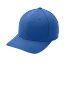 Port Authority® Flexfit® Cotton Twill Cap Structured Mid Profile Stretch Fit Silver Underbill