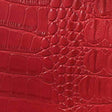 Red Alligator Vinyl Fabric,