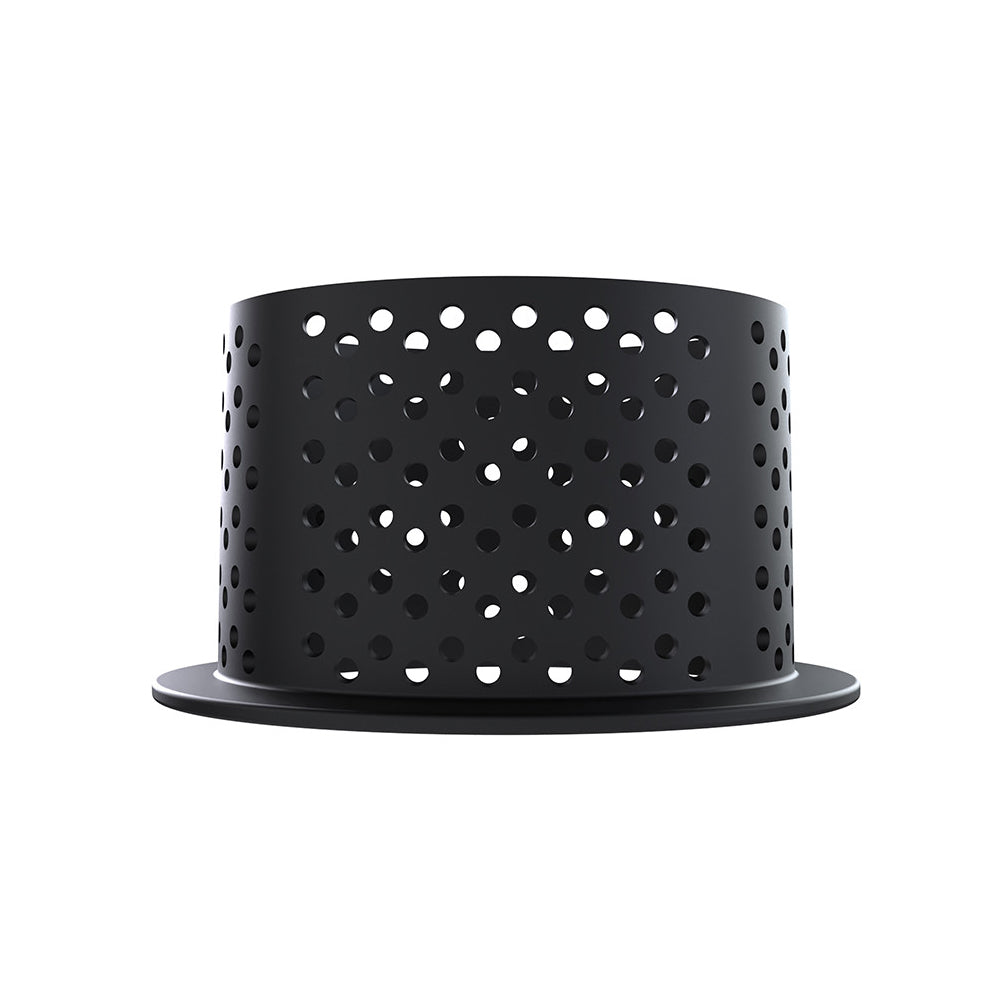 Silikomart Round Black Perforated Tarte Ring, 50mm dia. x 35mm - Set of 6