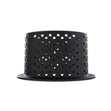 Silikomart Round Black Perforated Tarte Ring, 50mm dia. x 35mm - Set of 6
