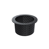 Silikomart Round Black Perforated Tarte Ring, 50mm dia. x 35mm - Set of 6