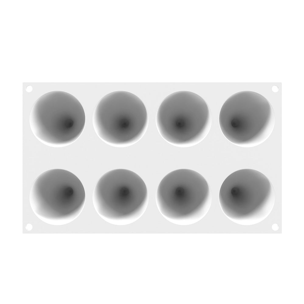 Silikomart VEGA90 Silicone Baking & Freezing Mold, 3.04 oz., 8 Cavities