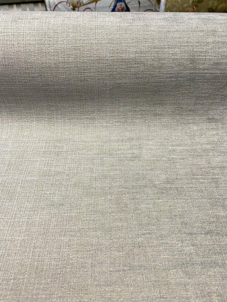 Knoll Summit Boulder Crypton Upholstery Fabric - Light Gray Chenille Texture, 54" Width (1 Yard)