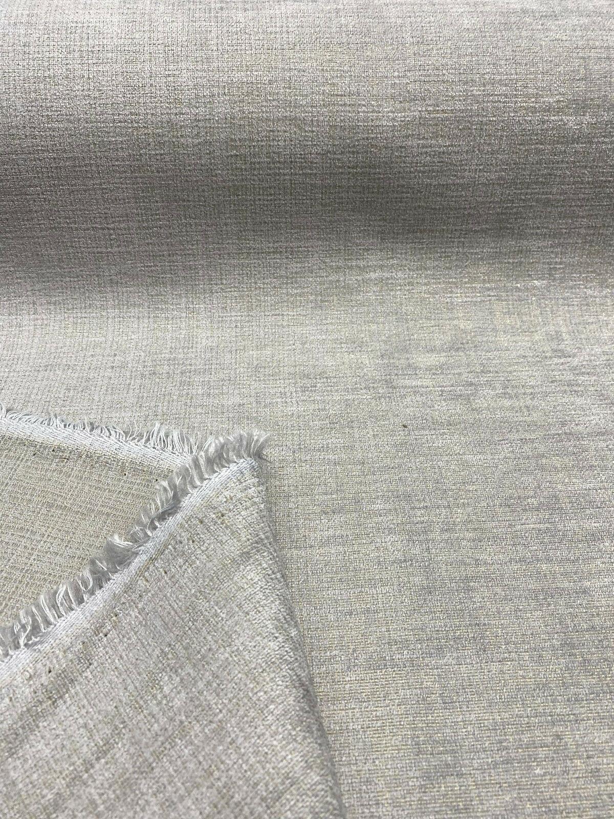 Knoll Summit Boulder Crypton Upholstery Fabric - Light Gray Chenille Texture, 54" Width (1 Yard)