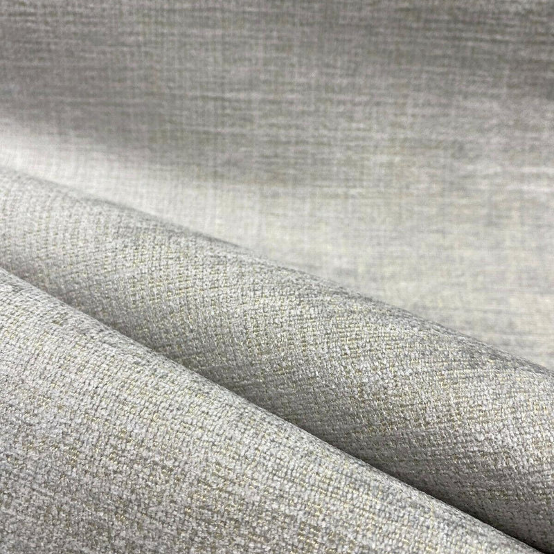 Knoll Summit Boulder Crypton Upholstery Fabric - Light Gray Chenille Texture, 54" Width (1 Yard)