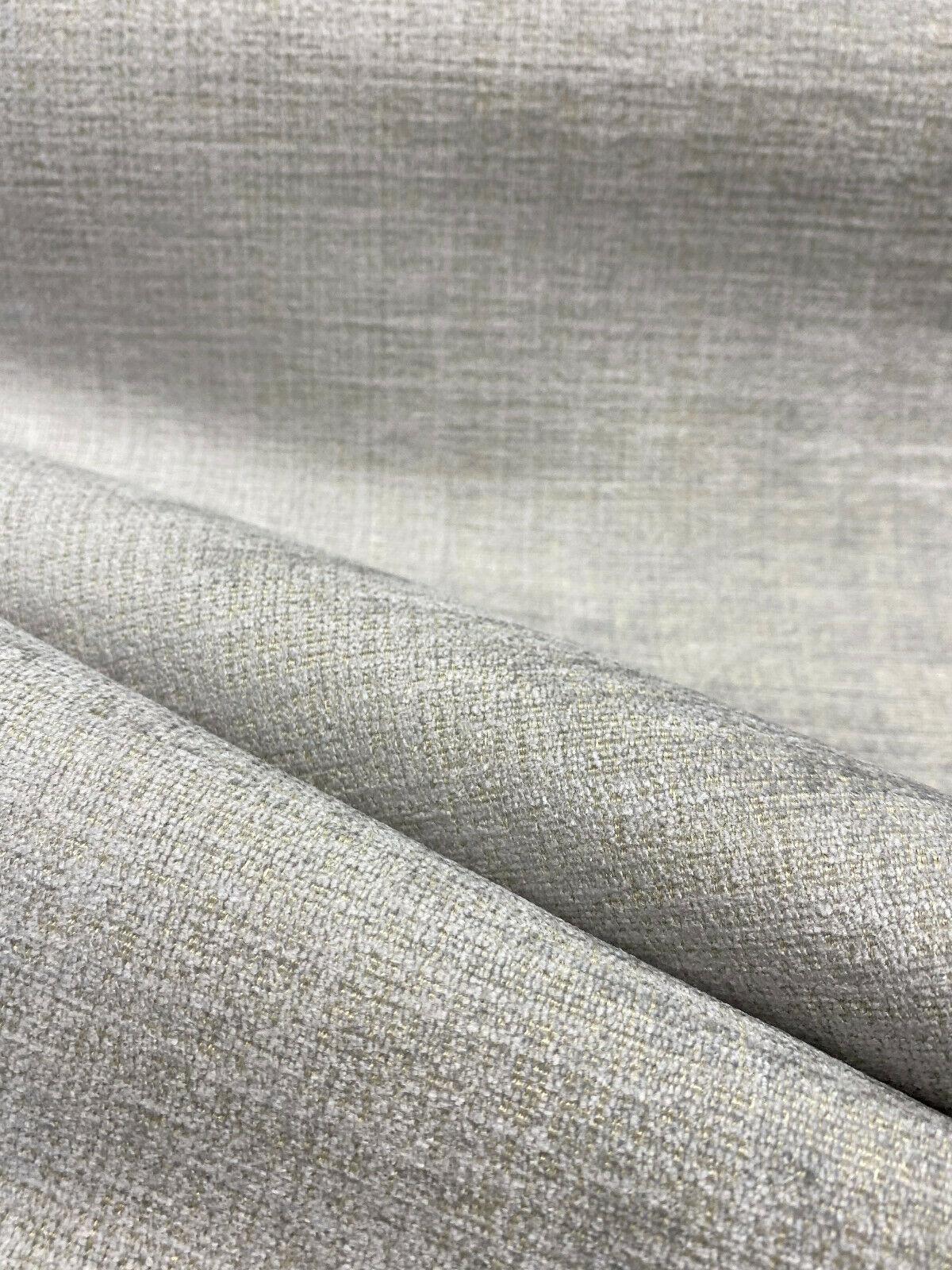 Knoll Summit Boulder Crypton Upholstery Fabric - Light Gray Chenille Texture, 54" Width (1 Yard)