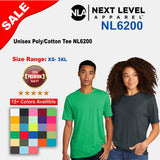 Next Level® Unisex Poly/Cotton Crewneck Short Sleeve T-Shirt