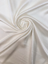 Acetate Silk Satin Weave Fabric White
