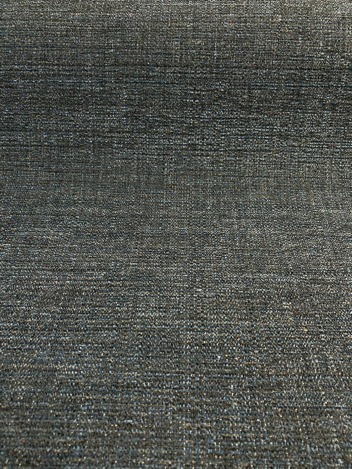 Tarsus Ink Polyester Cotton Fabric - Midnight Blue With Black Gray Accents, 55" Width (1 Yard)