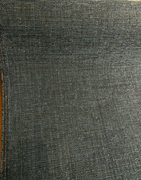 Tarsus Ink Polyester Cotton Fabric - Midnight Blue With Black Gray Accents, 55" Width (1 Yard)