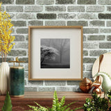 19¾x19¾" Oak Effect Frame with Mount – Deep Frame, No-Nail Hanging, Gallery Ready