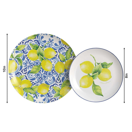 120 Count Earthtrends Tuscan Paper Plates Disposable Dinnerware for Parties 10"