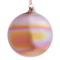 5" Iridescent Bronze Glass Ball Ornament
