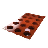 Silikomart SF378 MAURESQUE Silicone Baking & Freezing Mold, 0.6 oz., 15 Cavities