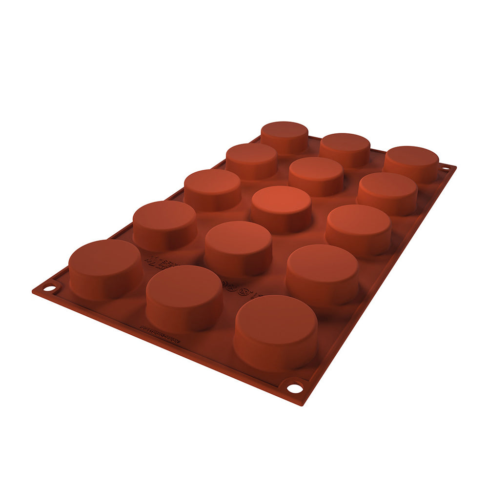 Silikomart SF378 MAURESQUE Silicone Baking & Freezing Mold, 0.6 oz., 15 Cavities
