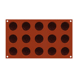 Silikomart SF378 MAURESQUE Silicone Baking & Freezing Mold, 0.6 oz., 15 Cavities